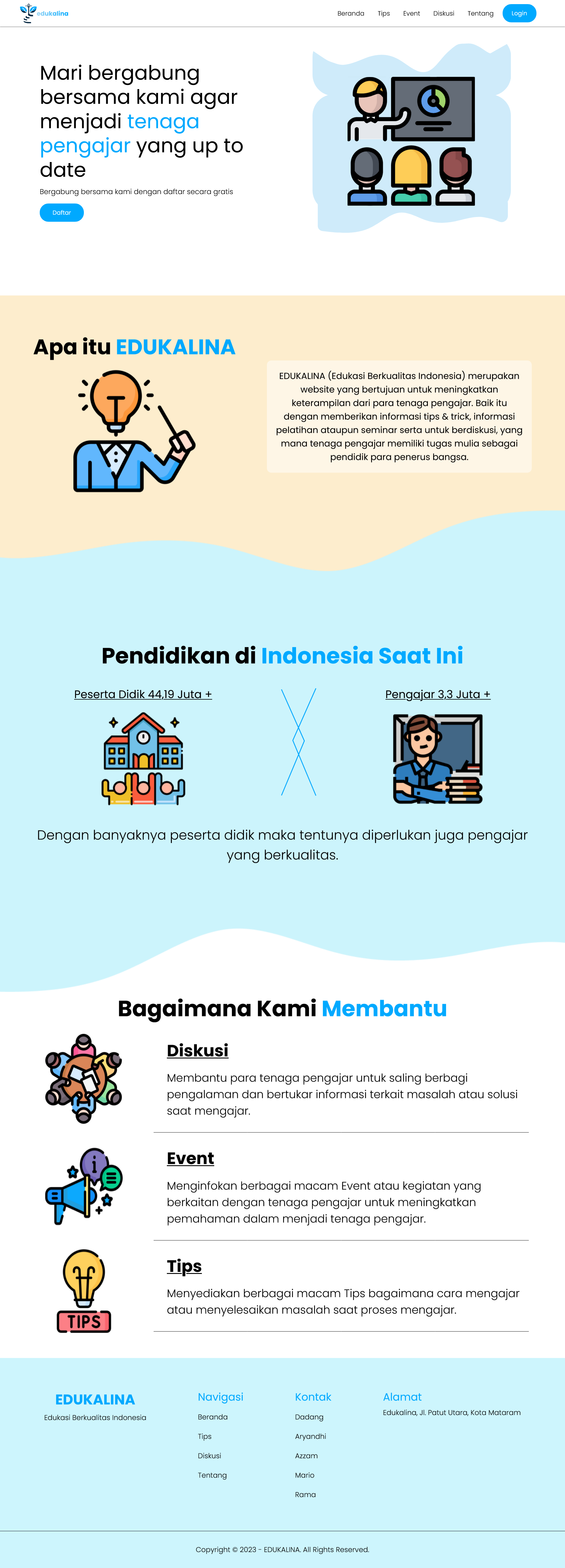 Edukalina Learning Platform